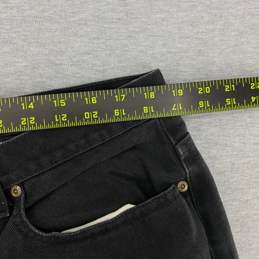 Eddie Bauer Denim Jeans Mens 40x34 Relaxed Fit Black Cotton Casual Pants‎
